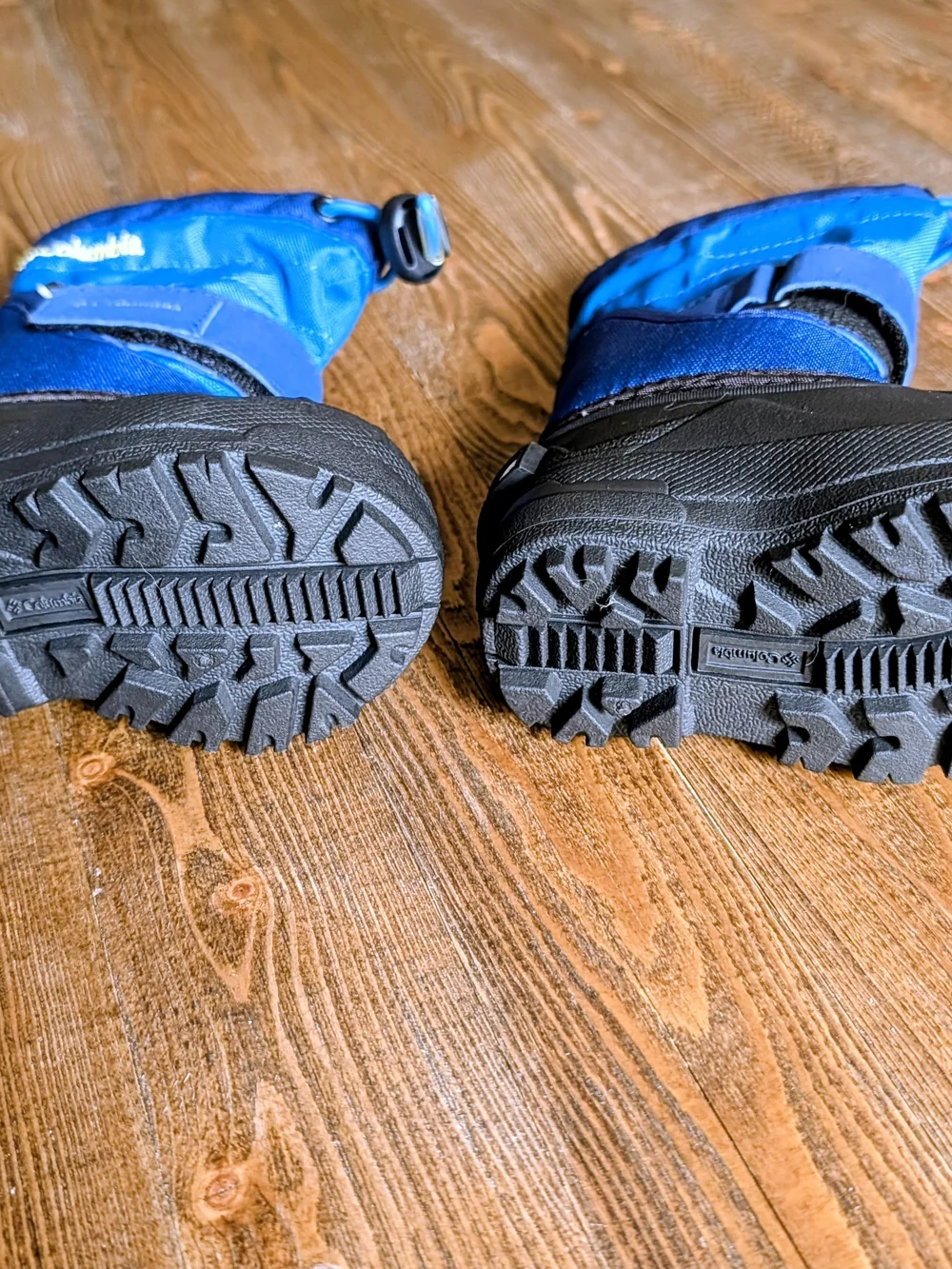 Columbia Kids Blue Winter Snow Boots - Warm Waterproof Outdoor Shoes